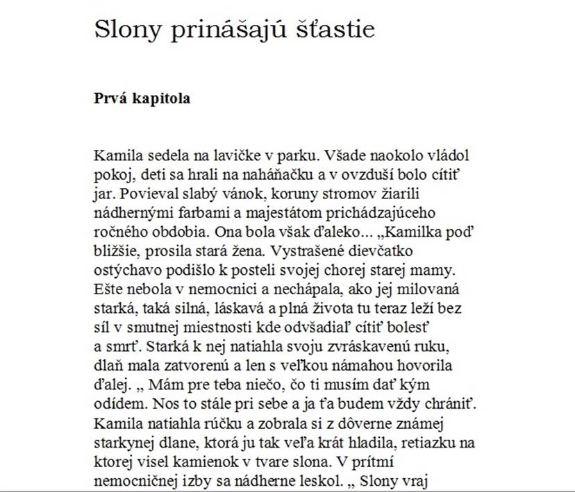 Slony prinaj tastie