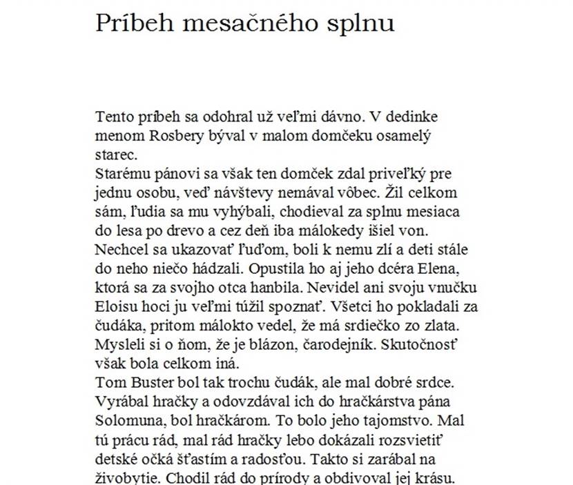 pribeh mesacneho splnu