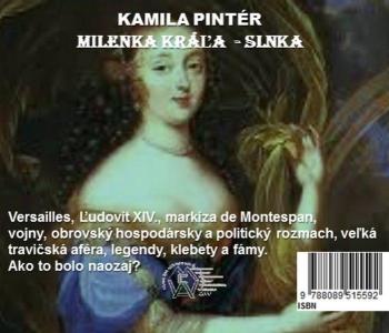 Popis: Popis: \\MEA2000PC1\Users\Kristian Kitlei\Documents\MEA2000\Produkt\ProductCD\Book\Kamila Pinter\Ukazky\Milenka krla slnka\zadn.jpg